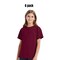 6 Pack Hanes Essential-T Youth Crewneck Short Sleeve T-Shirt for School, Casual & Bulk Everyday Wear